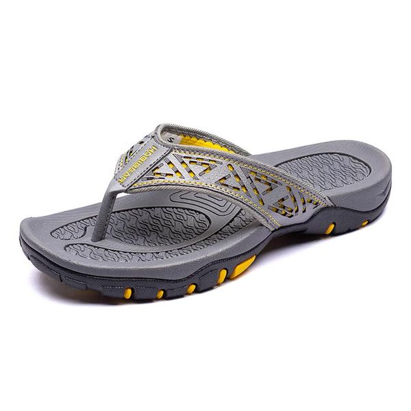 

sell fashion massage flip-flops summer men slippers beach sandals comfortable casual shoes flip flops, Black