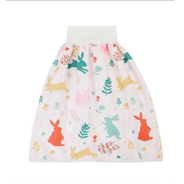 

high waist diaper shirt waterproof absorbent prevent skirt moment leakage mat cover abdl septum pad urine pajamas, Blue;red