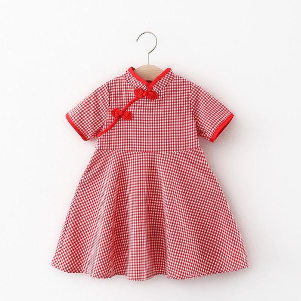 

summer baby girls dress 2021 girl's dresses, Red;yellow