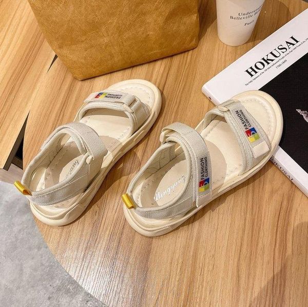

sandals 2021 women's fashion all-match casual simple open-toed outer wear trendy sports, Black