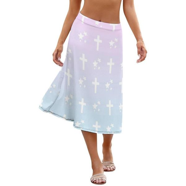 

skirts harajuku skirt patterns college fashion youth polyester casual midi, Black
