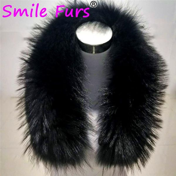 

scarves real racoon fur collar for women large size natural black scarf ladies shawl 100% neck warmer comfortable wraps, Blue;gray