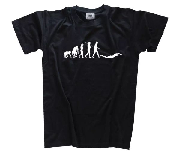 

standard edition float i swim evolution t-shirt s-xxxl, White;black