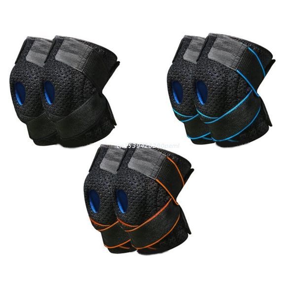 

elbow & knee pads 1pc sports thicken support protector brace basketball running pad kneecap dropship, Black;gray