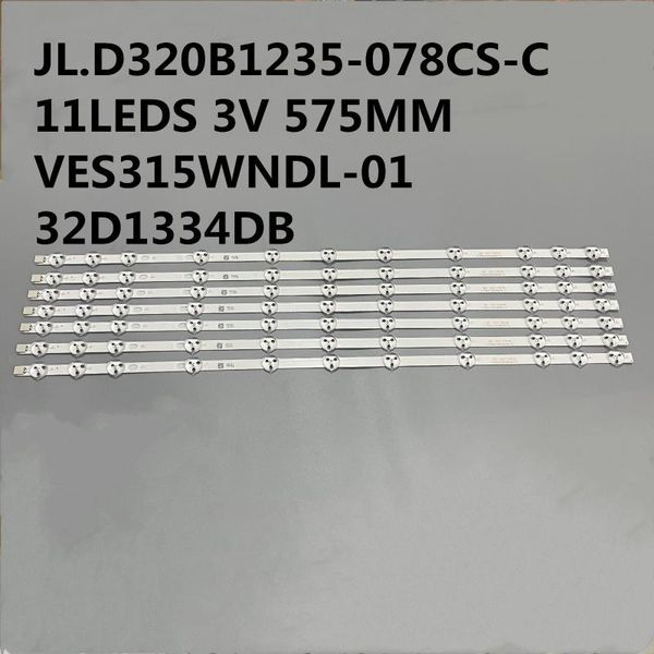 Lichtperlen 10-50 TEILE/LOS LED-STREIFEN JL.D320B1235-078CS-C 11LEDS 3V 575MM VES315WNDL-01 32D1334DB Innotek 32