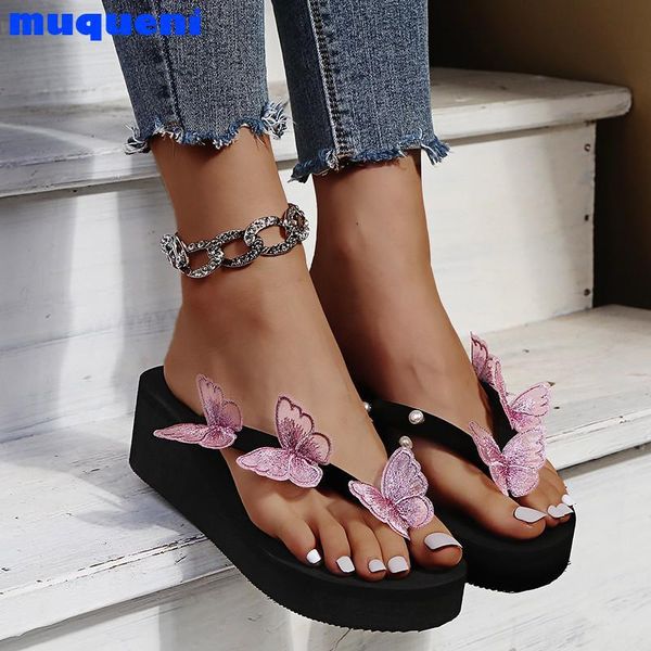 

slippers fashion rainbow flats bowknot with colorful bag set cute diamond shoes summer beach flip flops ladies slides, Black