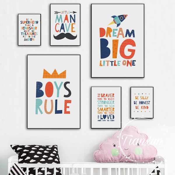 

paintings nordic decoration sheets picture wall art poster children's canvases room for nursery decorative prints posters