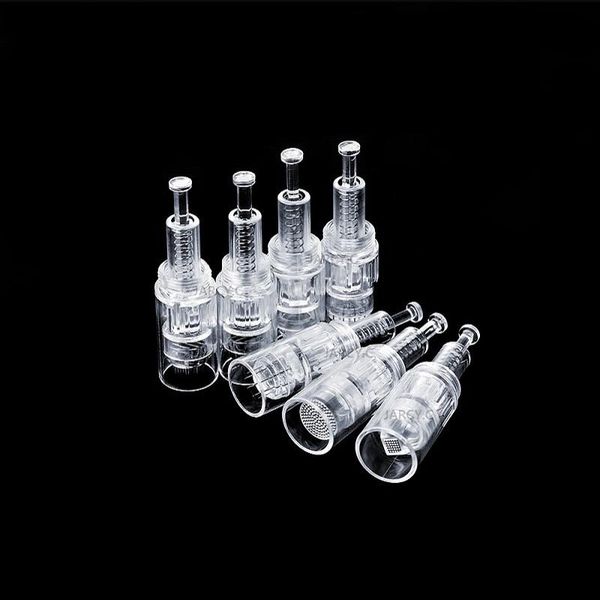 

tattoo needles 50pcs screw microneedling cartridge 9/12/36/42pin nano microneedle for mesotherapy dr.pen permanent makeup pen
