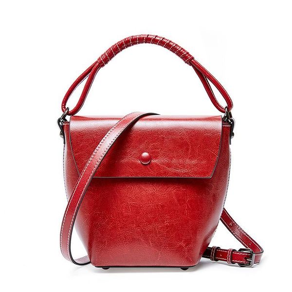 

hbp women bucket bag classic retro cross pattern crocodile leather buckets shoulder bags ladies luxury large capacity handbag gift 1331