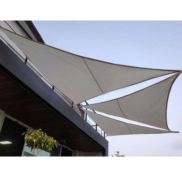 

shade waterproof 300d sand triangle sail garden terrace canopy swimming sun camping hiking yard awning