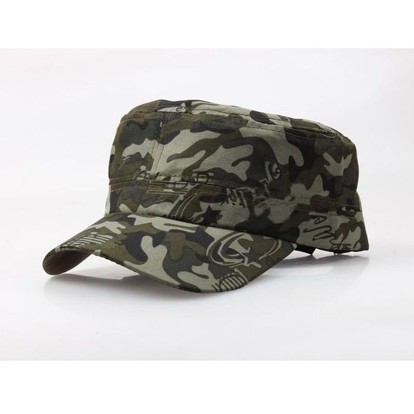 

tactical camouflage flat hat outdoor sport hiking running fishing hunting travel mountain climbing cap hats, Black;white