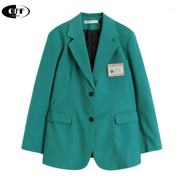 

designer lady office work blazers women hip hop autumn winter ladies coats harajuku jacket blazer feminino clothes coat femme women's s, White;black
