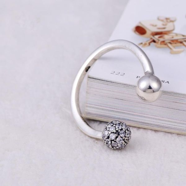 

cluster rings 925 charm sterling silver letter ring,simple temperament, women's ring, polished & pavÃ© bead open ring,2021 1:1;, Golden;silver