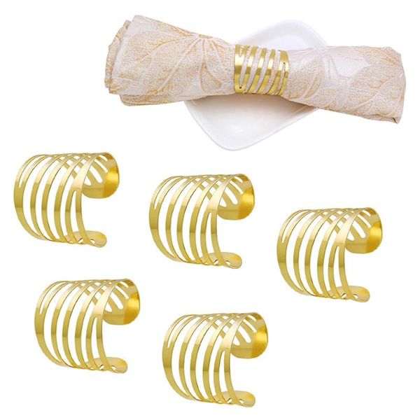 

napkin rings 12pcs back pattern hollow out wedding alloy storage el gatherings table decoration ornaments