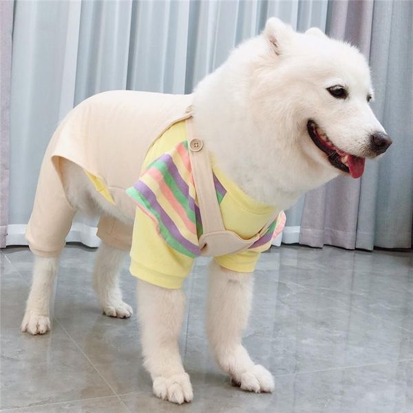 

giant dog fashion clothes samoyed labrador big poodle jumpsuits apparel