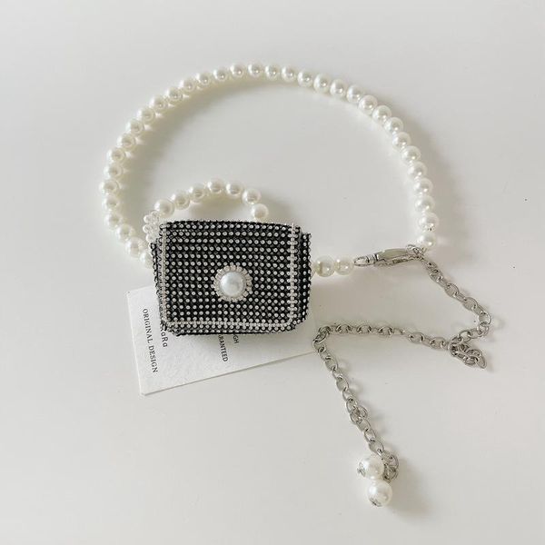

waist bags rhinestone women small mini messenger bag fashion lady shoulder chain with diamond daily purse girl travel
