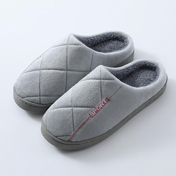 

slippers plush furry couples 2021 bedroom winter female platform slides women soft indoor shoes comfort flat floor flip flops, Black