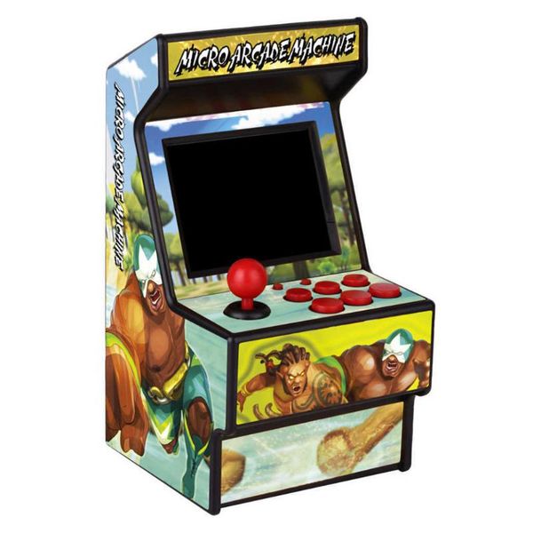 

bit retro toy intellectual handheld player battery powered joystick mini fashion printed game console 156 games parent-child portable player