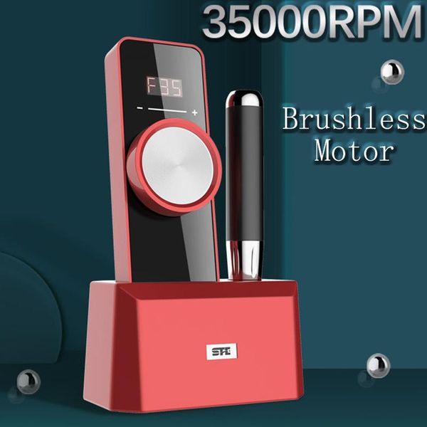 

portable nail drill machine acrylic gel file brushless electric manicure professional art salon tool & accessories