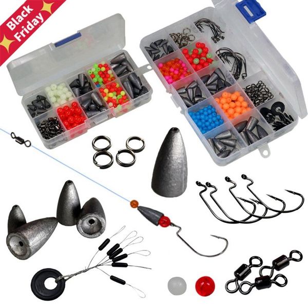 

fishing accessories 339pcs 389pcs bass tackle box texas rig diy tools carolina accessory