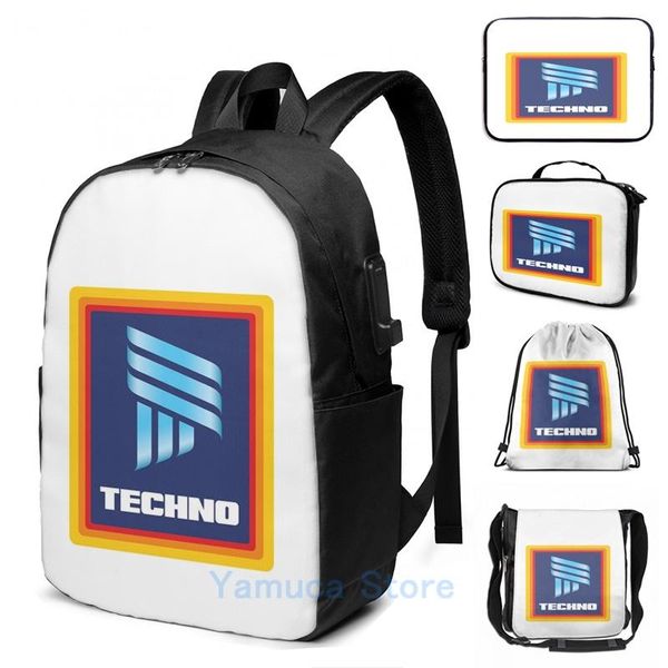 

backpack funny graphic print aldi techno usb charge men school bags women bag travel laptop