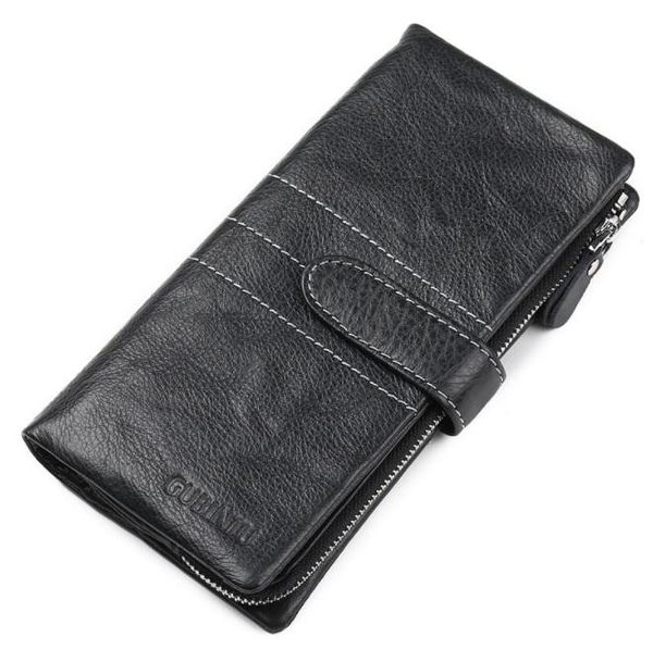 

wallets arrivals men made of genuine leather, russia male clutch men's purse, fashion wallet, Red;black