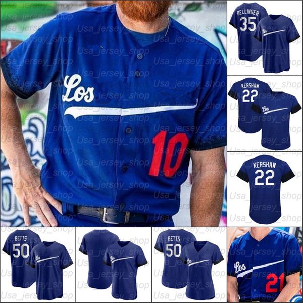 2021 City Connect Replica Jersey Trevor Bauer Jerseys 50 Mookie Betts Clayton Kershaw Justin Turner David Preço 13 MAX Muncy 7 Julio Urías II