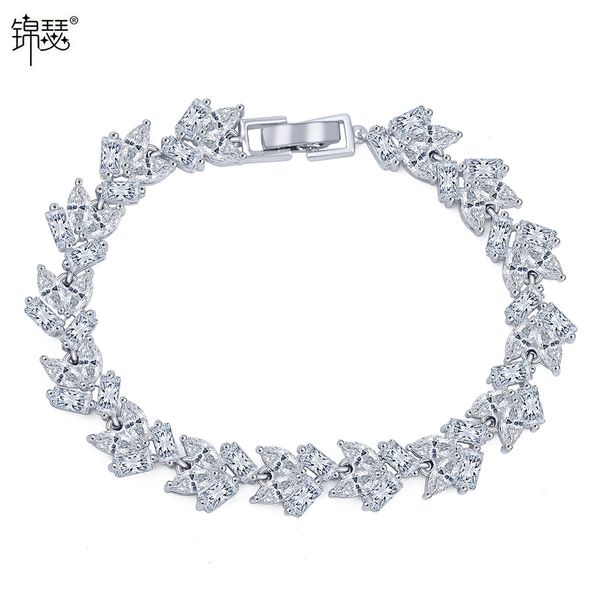 

bangles bracelet jinse ghost aaa zircon set rixing temperament gift girl, Black