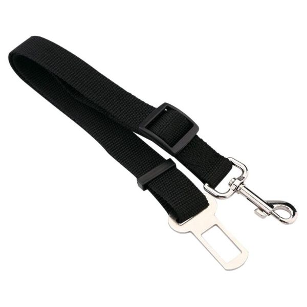 

safety belts & accessories adjustable pet cat dog car belt travel harness (black)