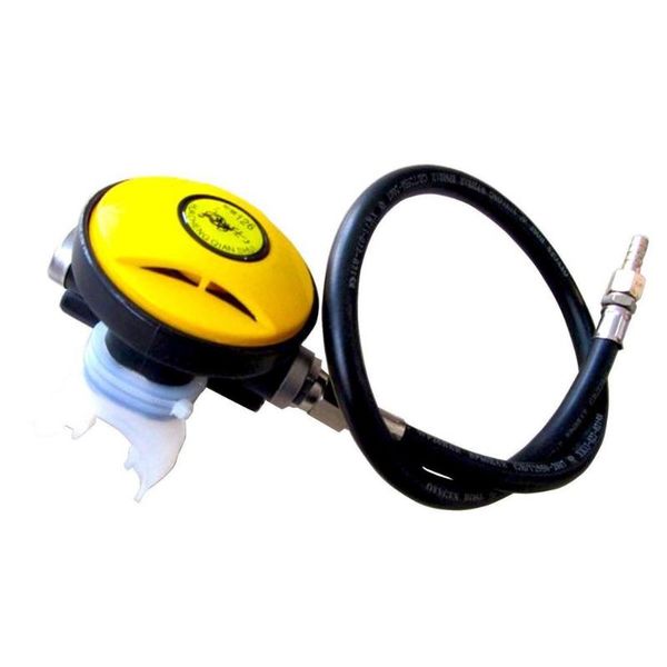 

scuba diving snorkel tube snorkeling equipment pressure reducer regulator underwater secondary breathing yellow masks