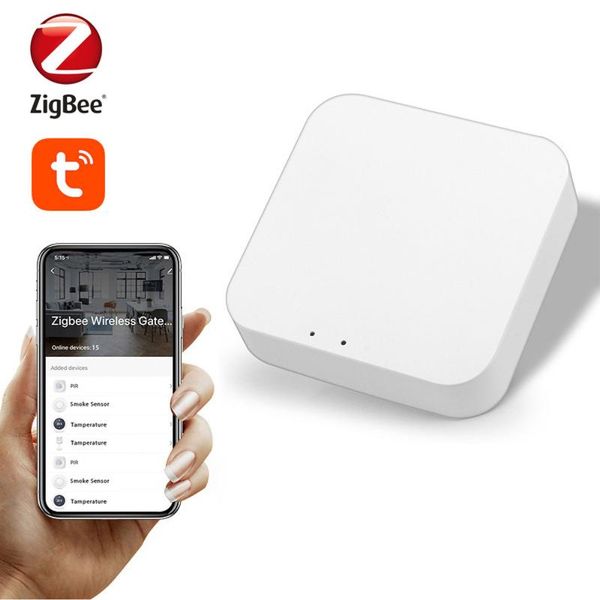 

smart home control zigbee gateway wireless intelligent central hub app remote voice group