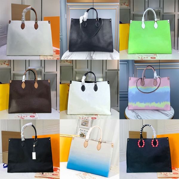 

on the go large capacity totes fashion female handbags sac femme leather luxurys designers shoulder bags woman lady shopping bag for womende