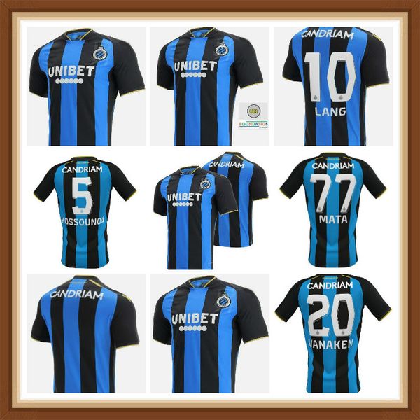 

club brugge 21-22 home soccer jersey 2021 2022 kossounou mata de ketelaere lang vanaken football shirts thailand quality, Black;yellow