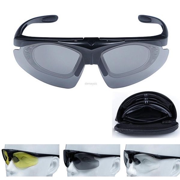 

outdoor eyewear army tactical glasses flip-up lens frame military protective hiking cycling sports sunglasses