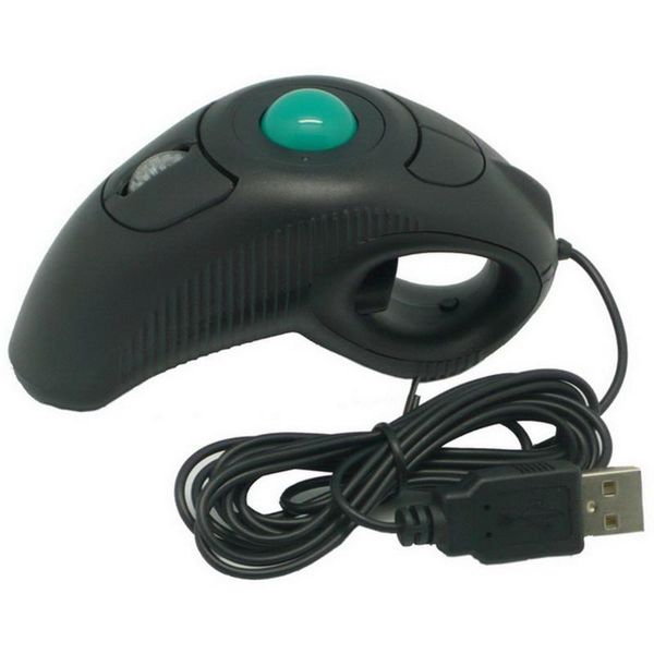 

2.4ghz wired usb handheld mouse finger using optical track ball trackball ratÃ³n para juegos de oficina mice
