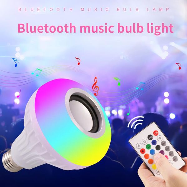 

bulbs e27 smart control lamp led bulb rgb light dimmable 12w rgbw colorful changing lampada white decor home