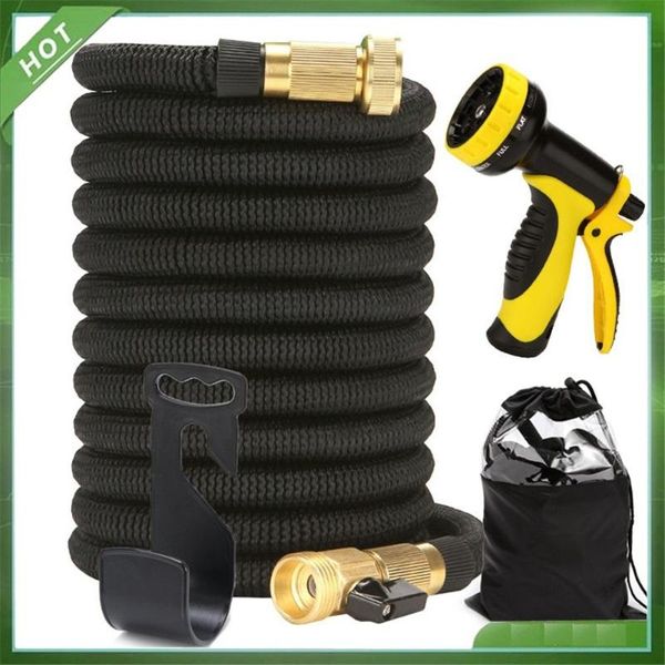 

50/100 feet expanded flexible garden hose with sprinkler water pipe sprayer watering equipments