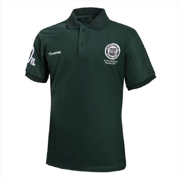 

summer plus size casual men polos short sleeved shirt, business style, White;black