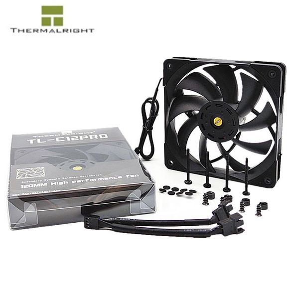 

fans & coolings thermalright tl-c12 pro 12cm chassis fan 120mm double-sided 2 times dynamic balance computer water cooling pwm