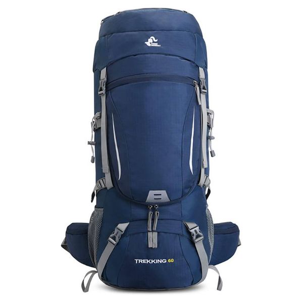 

outdoor bags 50l & 60l waterproof hiking backpack men woman trekking camping bag rain cover rucksack army hunting mountain
