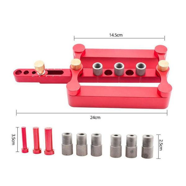 

professional hand tool sets woodworking self centering dowelling jig for metric dowels 6/8/10mm precise drilling tools fbs889