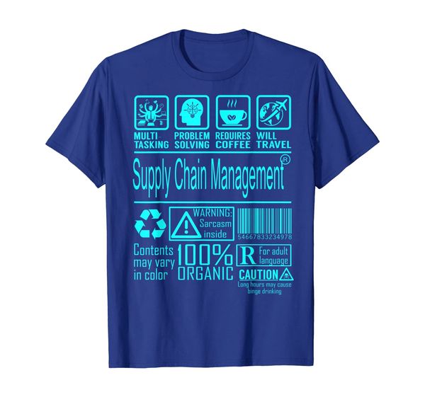 

supply chain management multitasking job title shirts, White;black