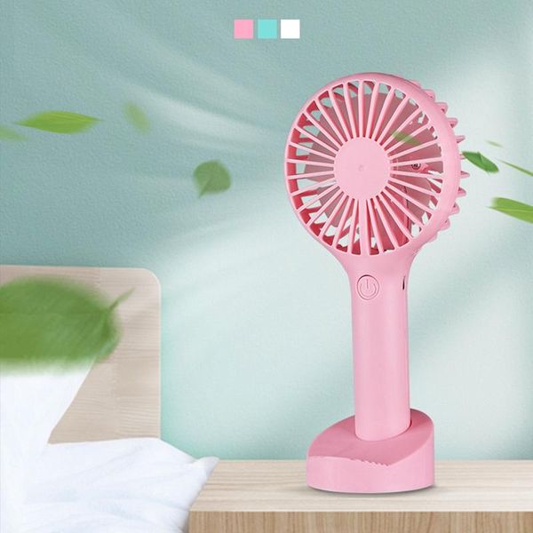 

other home decor mini handheld fan portable usb rechargeable battery cooling deskwith base mobile phone bracket 3 modes for travel outdo