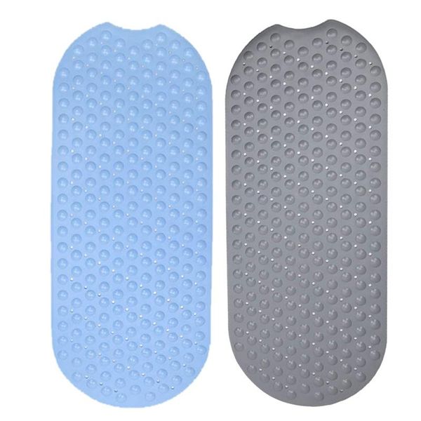 

bathtub mat tpe anti-slip extra long 100x40cm bath non-slip with suction cups mats