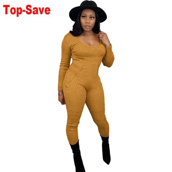 

women's jumpsuits & rompers vintage streetwear ribbed knitted bodycon jumpsuit female sports casual overalls long sleeve skinny womens, Black;white