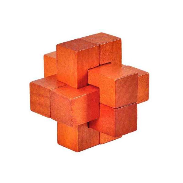 

educational intelligences classical toys kong ming lock wooden box six piece set