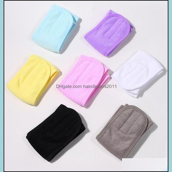 

headband hair aessories & tools products home spa sweat hairband head wrap towel wraps non-slip stretchable washable for sports women makeup, Black;brown