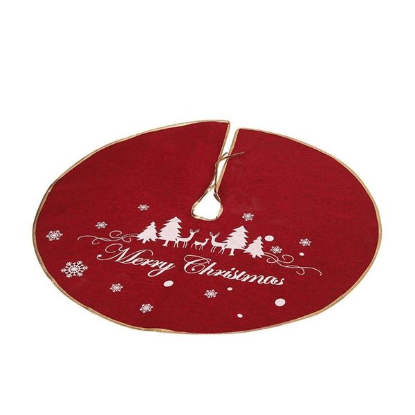 

christmas decorations tree skirt snowflake for welfare gifts festivals not easy to deform and odorless