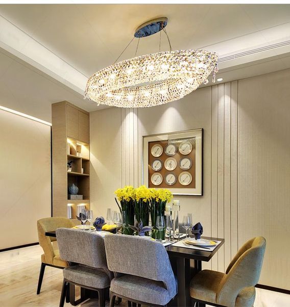 

chandeliers led modern crystal american shining chandelier lights fixture restaurant el shop home indoor lighting