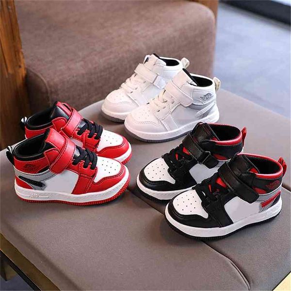 Sneakers da tennis per bambini Scarpe da ragazzo per bambini che corrono Sneaker da bambino casual Ragazza piatta 210914